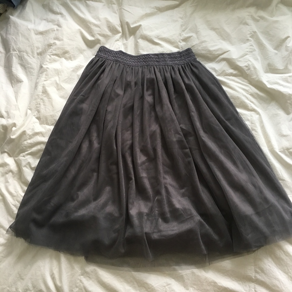 Gray Puff Skirt!